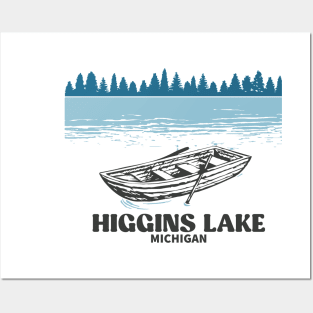 Higgins Lake Michigan Posters and Art